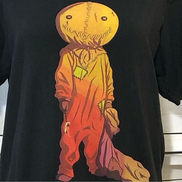 Ripple Junction Pumpkin Scarecrow Black Shirt - Medium - Picture 3 of 7